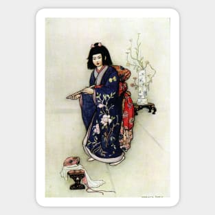 The Magic Flute - Warwick Goble Sticker